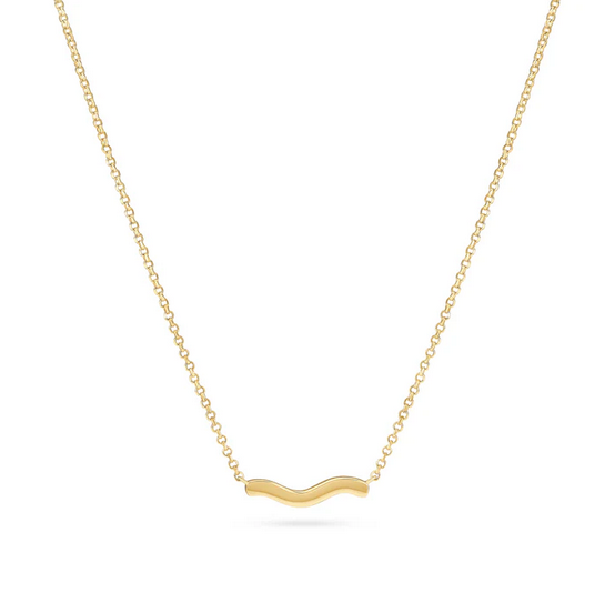 Sif Jakobs Gold Ellera Wave Necklace