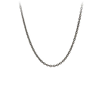 Pyrrha Oxidized Sterling Medium 30 Inch Cable Chain