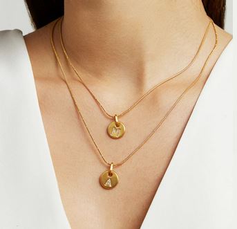 Dean Davidson Pave Initial S Necklace