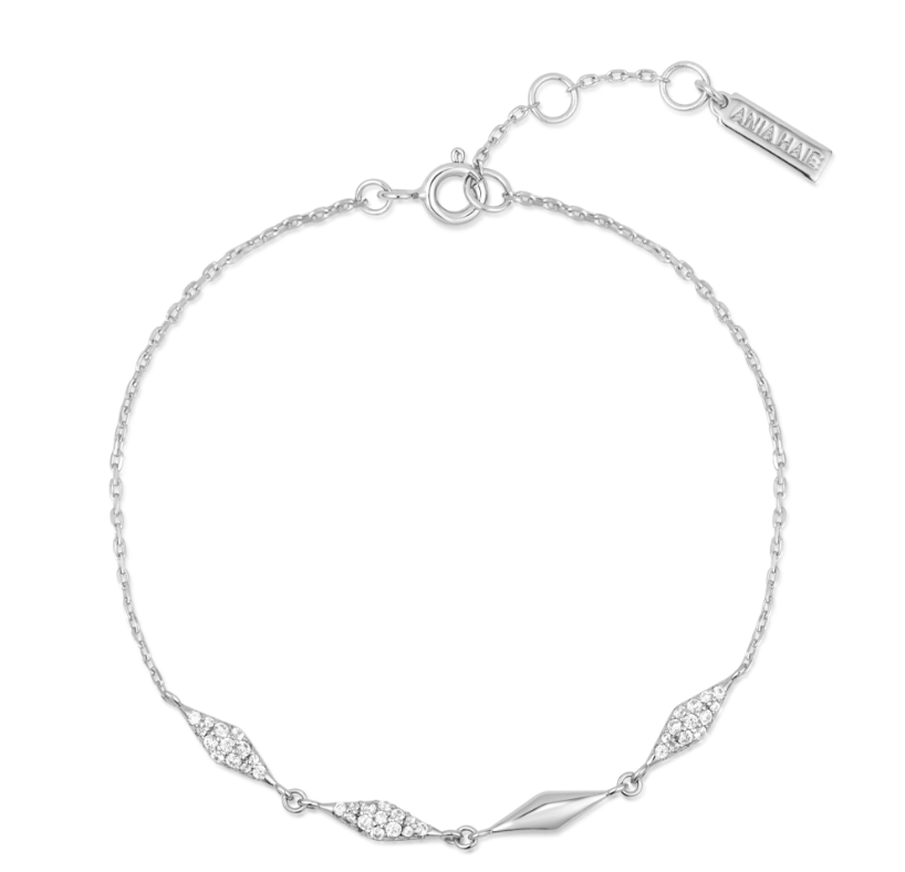 Ania Haie Silver Multi Sparkle Bracelet