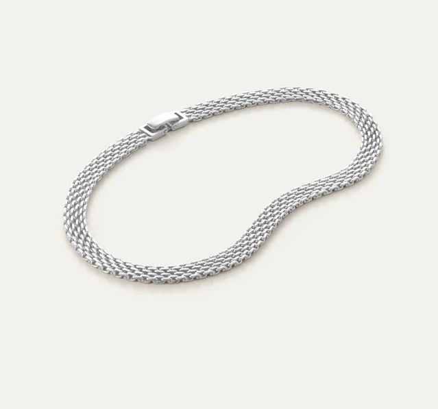 Jenny Bird Platinum Large Blythe Anklet