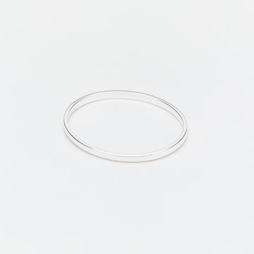 Marseille Sterling Silver Square Edge Flex Bangle