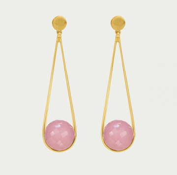 Dean Davidson Pink Chalcedony Ipanema Earrings