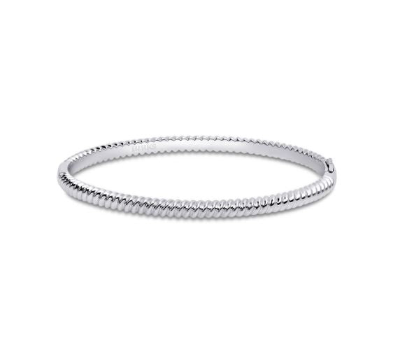 Birks Essentials Sterling Large Spiral Hinged Bangle