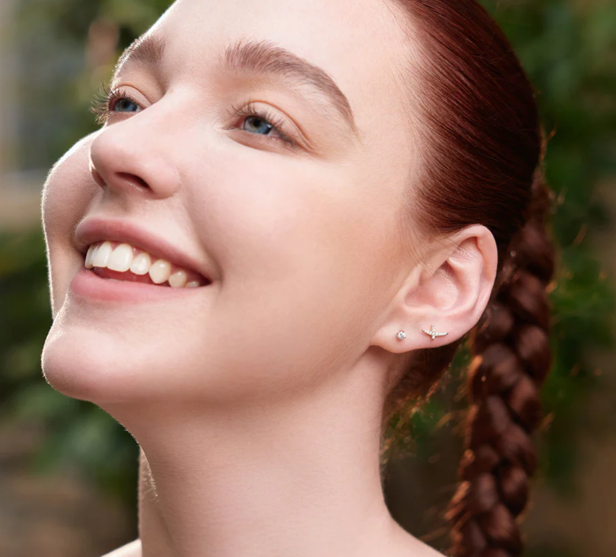 Ania Haie Gold Pave Kiss Studs