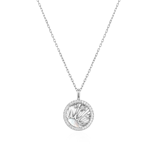 Ania Haie Silver Shiny Sun Star Necklace