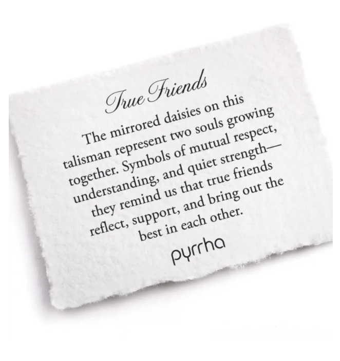 Pyrrha Silver True Friends 18 inch Necklace