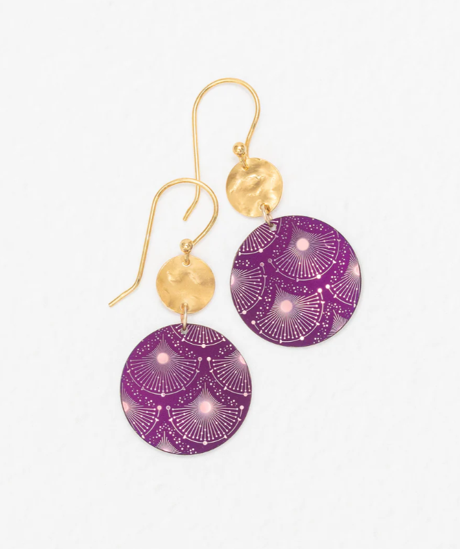 Holly Yashi Plum Danica Earrings