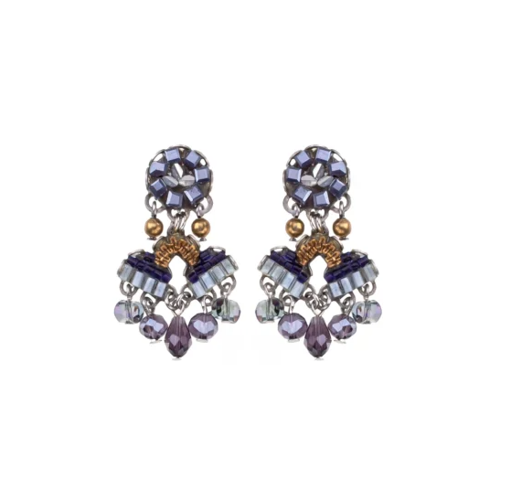 Ayala Bar Mystical Grape Iniko Hook Earrings