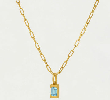 Dean Davidson Baguette March Birthstone Necklace