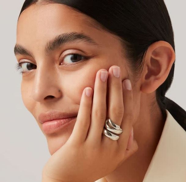 Jenny Bird Silver Sees Ring Size 8