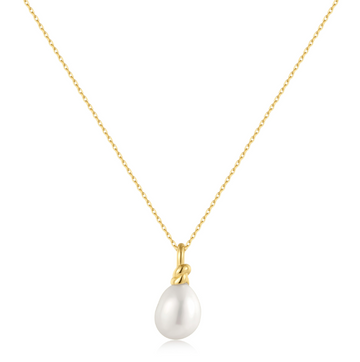 Ania Haie Gold Freshwater Pearl Pendant Necklace