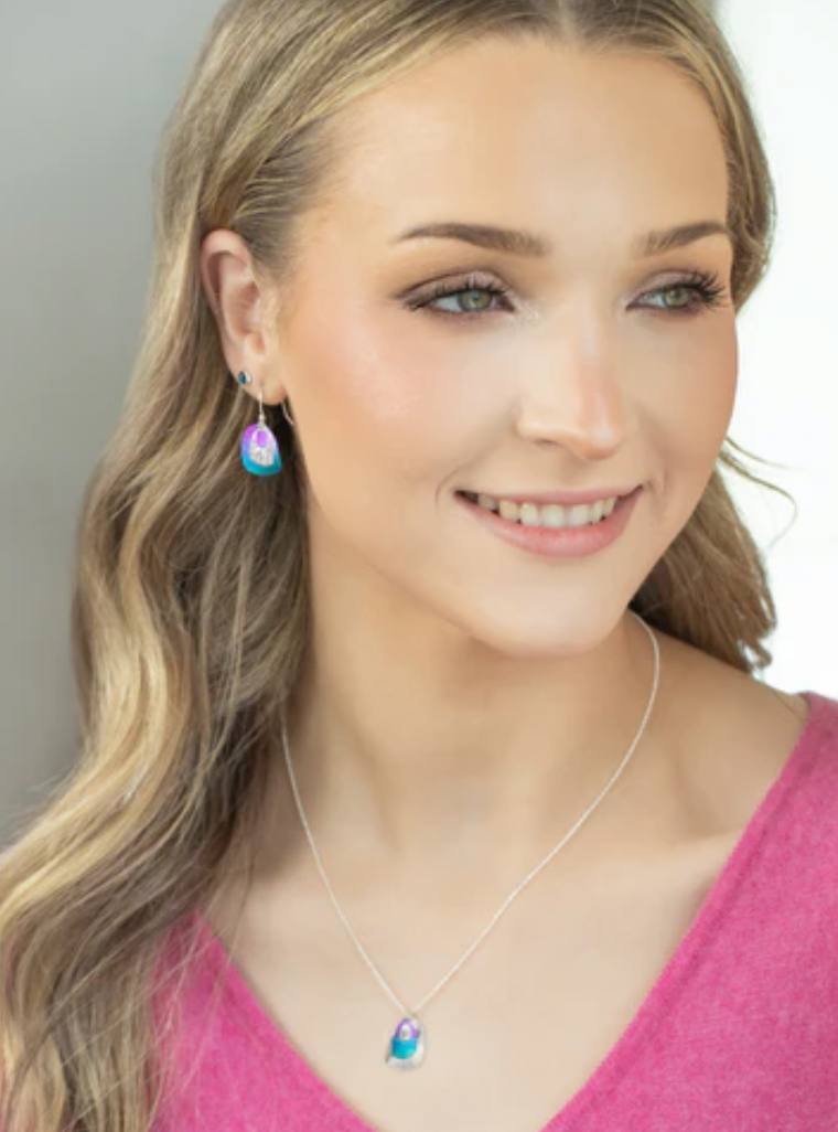 Holly Yashi Calypso Silver Blake Earrings