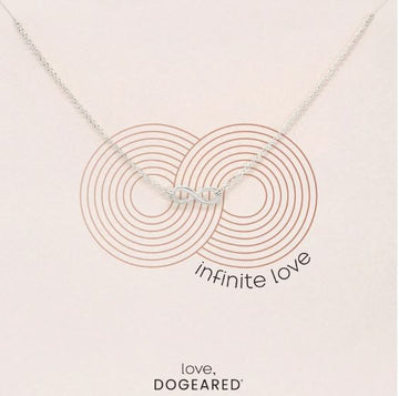 Dogeared Silver Modern Infinate Love Necklace