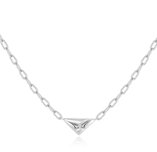 Ania Haie Silver Triangle Necklace