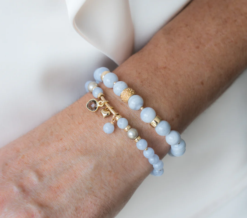 BeBlue Be Universal Blue Lace Agate Bracelet