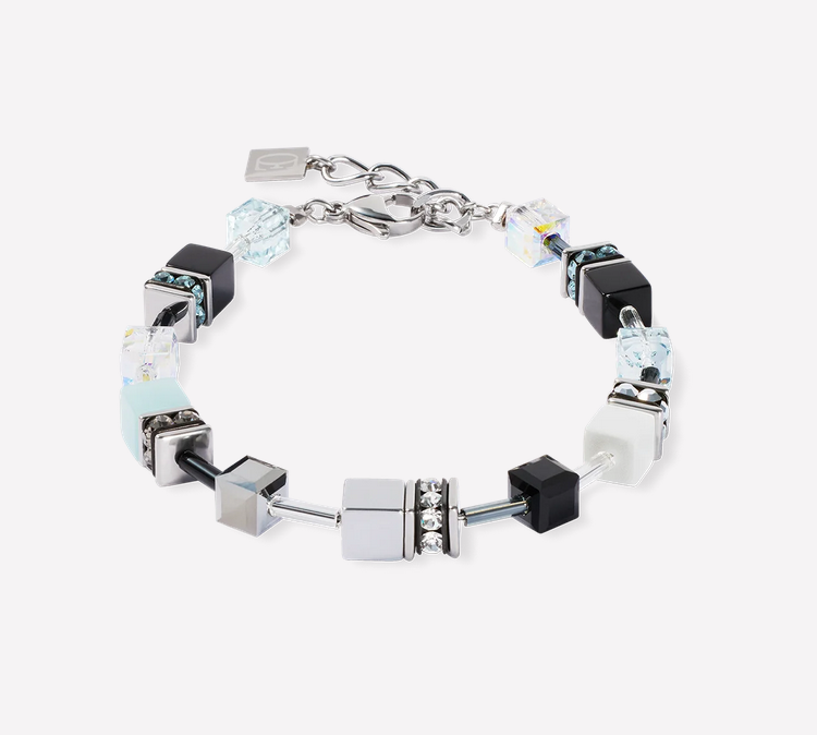 Coeur De Lion GeoCUBE®Ice Silver Bracelet