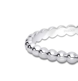 Birks Essentials Sterling Beaded Bangle Size L