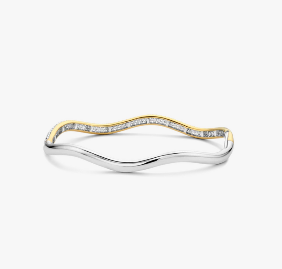 Ti Sento Pavé Bangle Bracelet