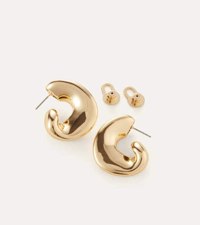 Jenny Bird Gold Gigi Hoops