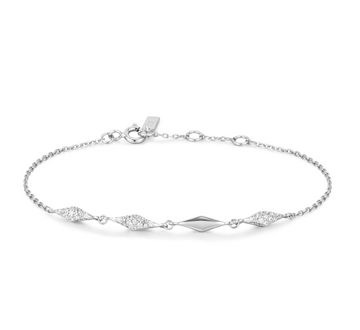 Ania Haie Silver Multi Sparkle Bracelet