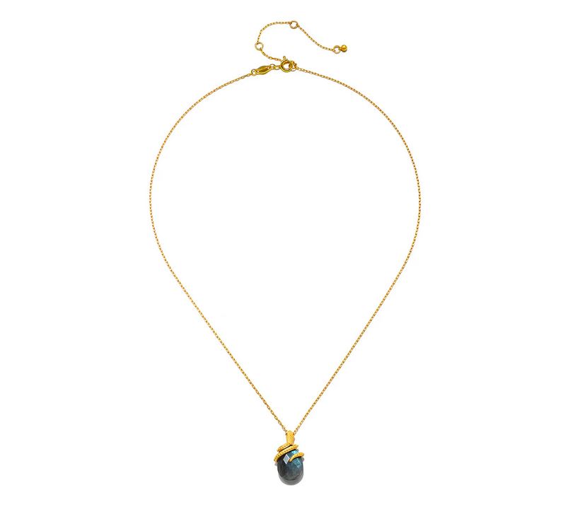 Satya Inner Knowing Labradorite Snake Necklace