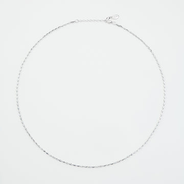 Marseille Sterling Silver Facet Oval Link 21-23