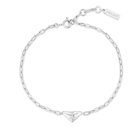 Ania Haie Silver Triangle Kiss Bracelet