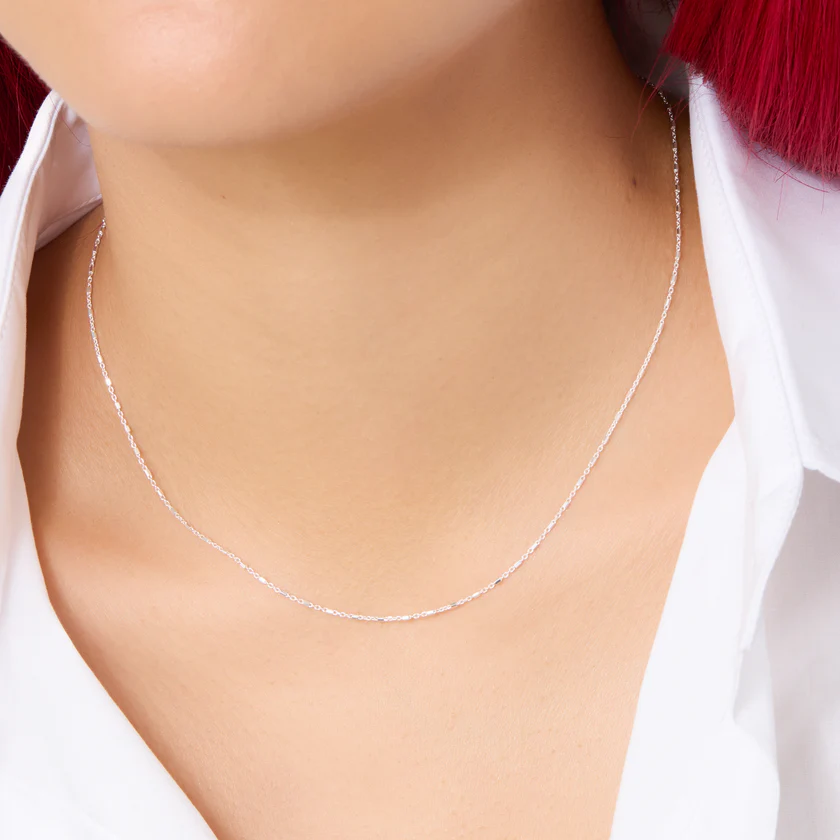 Hillberg And Berk SIlver Celestial Chain Necklace 16