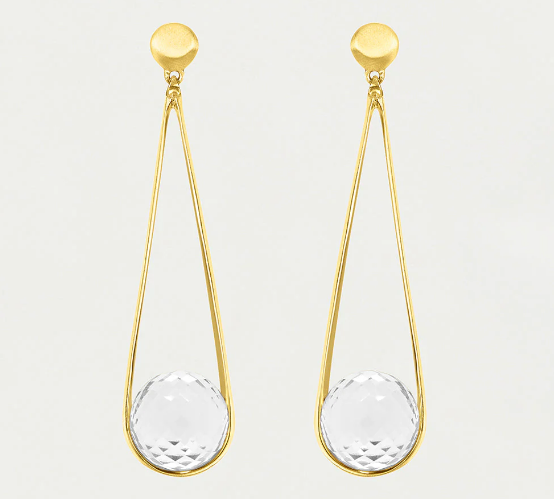 Dean Davidson Crystal Quartz Ipanema Earrings