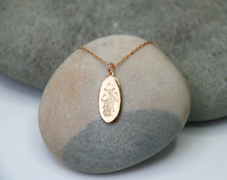 Heart And Lotus Gold Wonderment Necklace