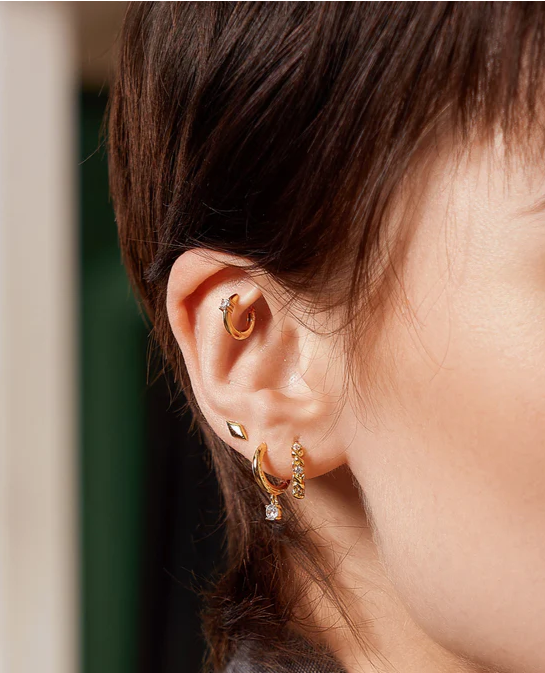 Ania Haie Gold Sparkle Studs