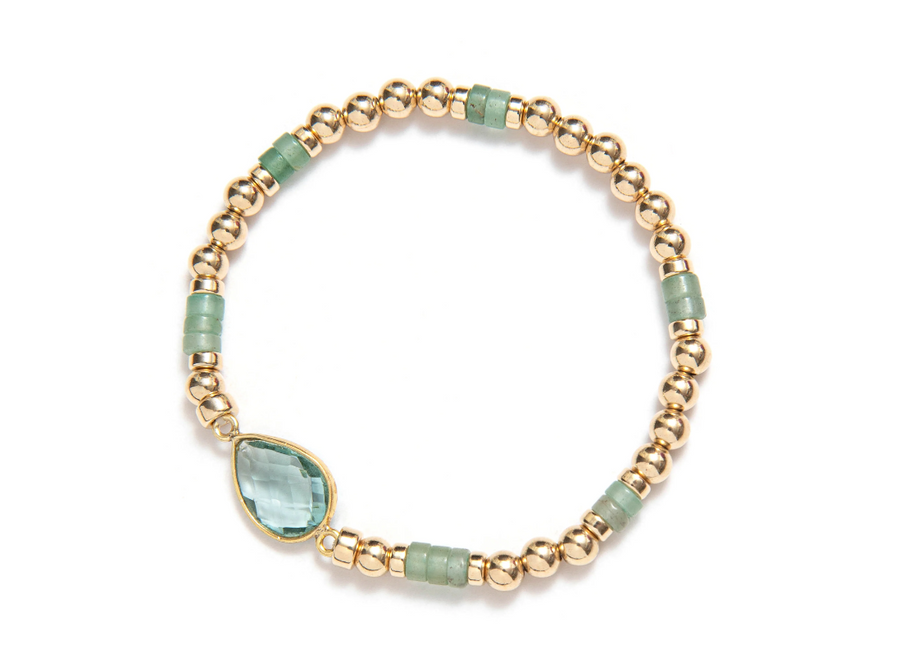 Beblue 'Be Majestic' Green Aventurine Bracelet