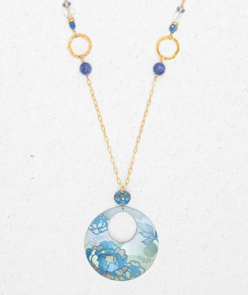 Holly Yashi Sky Blue Claire Pendant Necklace