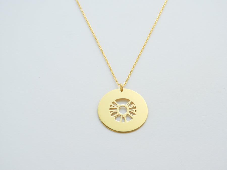 Kurshuni Gold Take It Easy Necklace