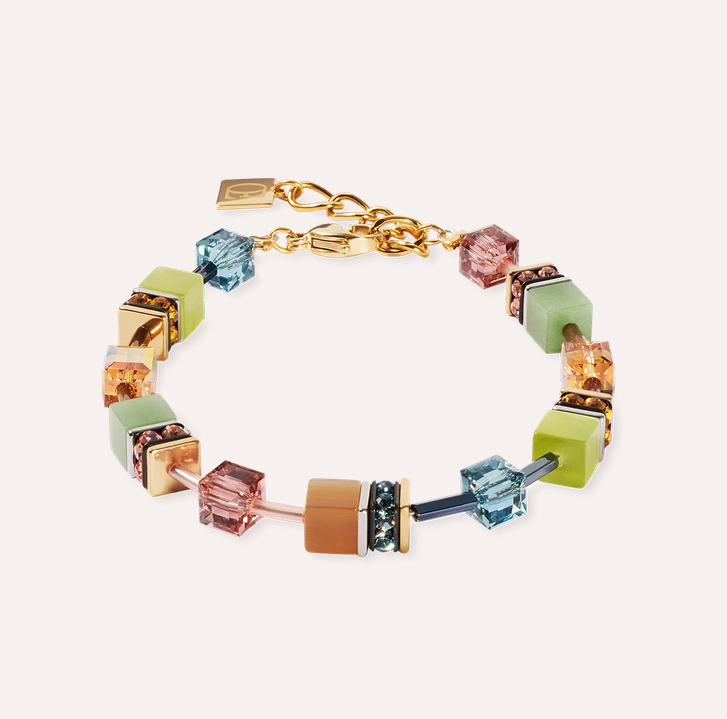 Coeur De Lion GeoCUBE® Olive Green Bracelet