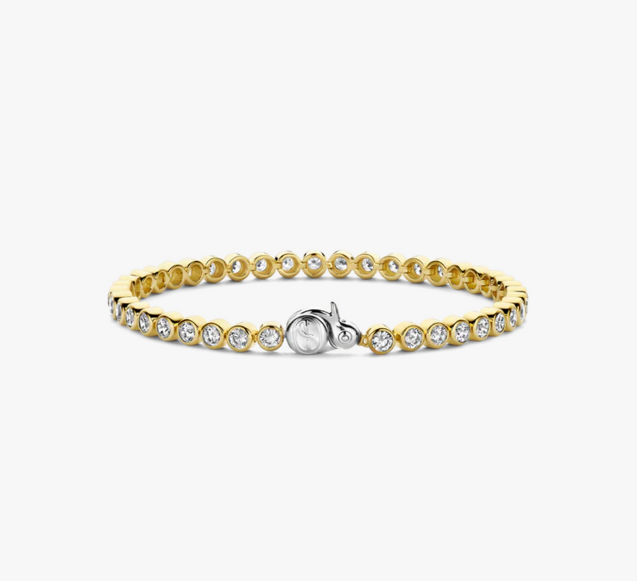 Ti Sento Round CZ Tennis Bracelet