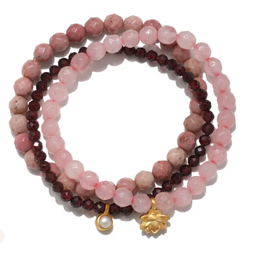 Satya Manifest Love Gemstone Bracelet Set