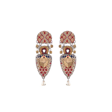 Ayala Bar Royal Gold 'Ziwa' Post Earrings