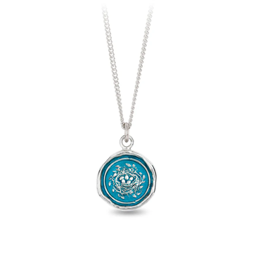 Pyrrha Capri Blue Safe And Sound Talisman