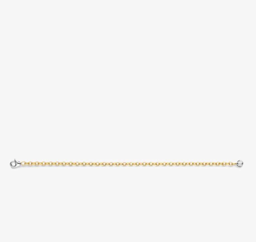Ti Sento Gold Curb Chain Bracelet