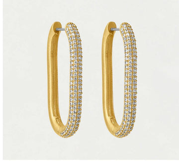 Dean Davidson Juliette Pavé Hinged Hoop
