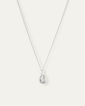 Jenny Bird Silver Mini Egret Pendant Necklace