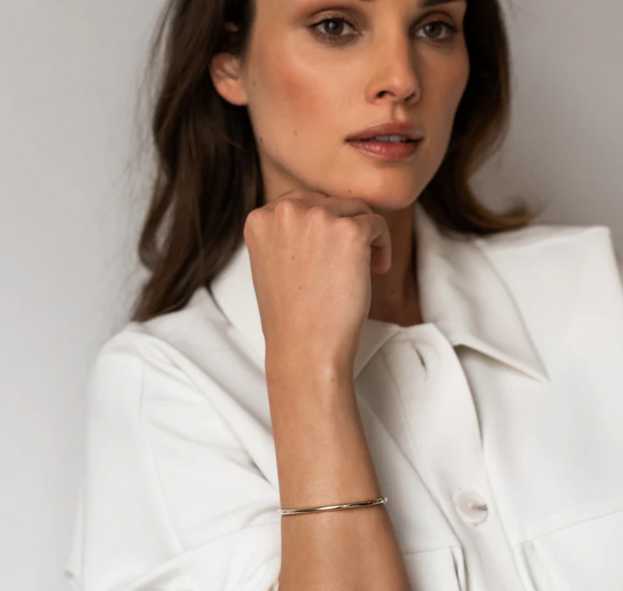 Ti Sento Two Tone Bangle Bracelet