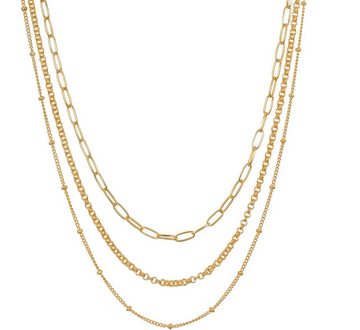 SATYA Layered Beauty Multiple Chain Necklace