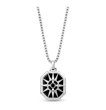 ARZ Steel Modern North Star Necklace 20