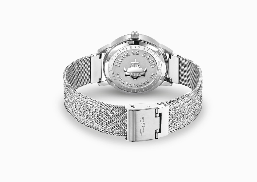 Thomas Sabo Silver And Black CZ Dragonfly Watch