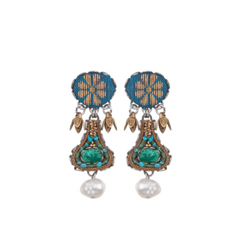 Ayala Bar Royal Velvet Fortunato Hook Earrings