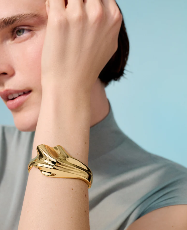 Jenny Bird Gold Medium Lydia Cuff