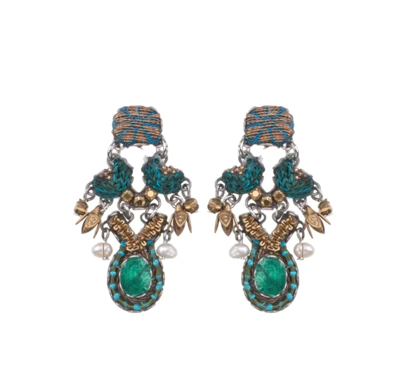 Ayala Bar Royal Velvet Solvi Hook Earrings